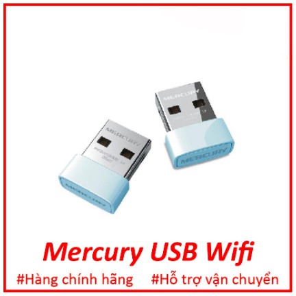 [Freeship Extra] USB Wifi thu sóng Mini Không Dây Mercury tốc độ 150Mbps