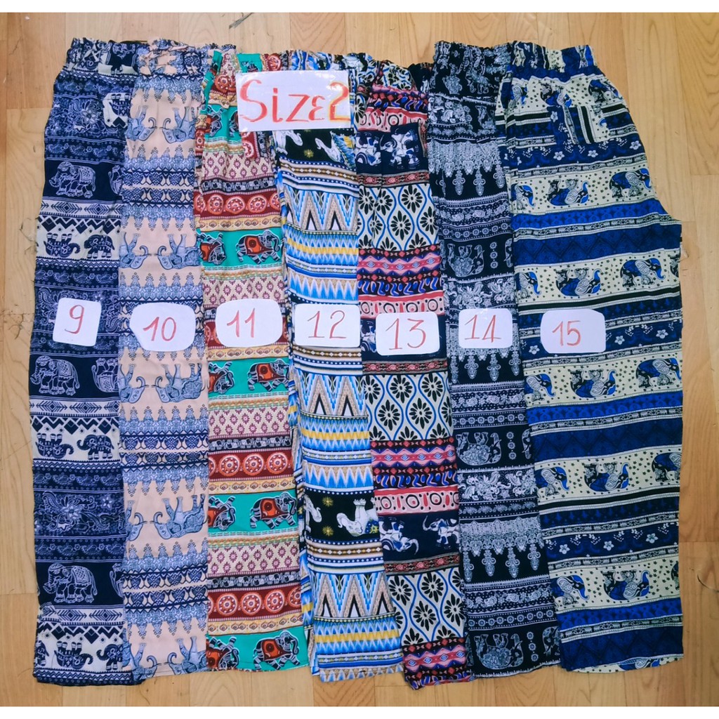 [Combo sỉ] 3 quần alibaba lanh Thái, ống đứng (được chọn màu) | BigBuy360 - bigbuy360.vn