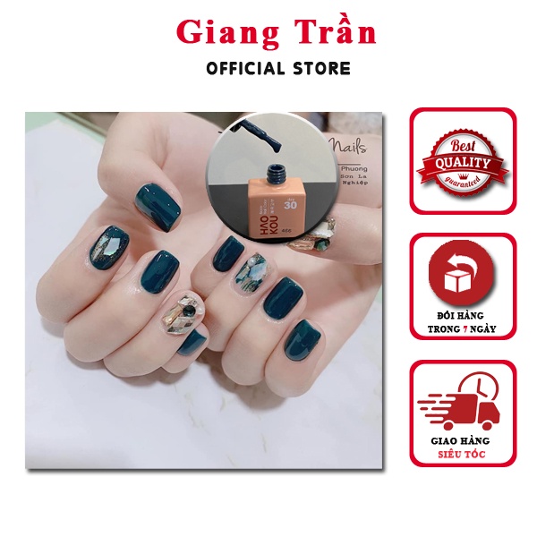 [MÀU HOT] Sơn gel xanh cổ vịt sang chảnh phù hợp với mọi lứa tuổi