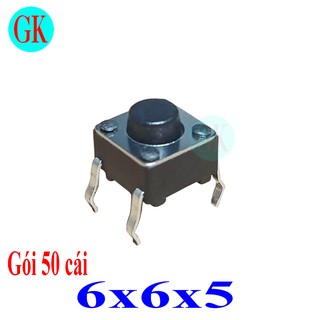 [50 cái] Phím bấm, nút nhấn 6x6x5 [K-13-15]