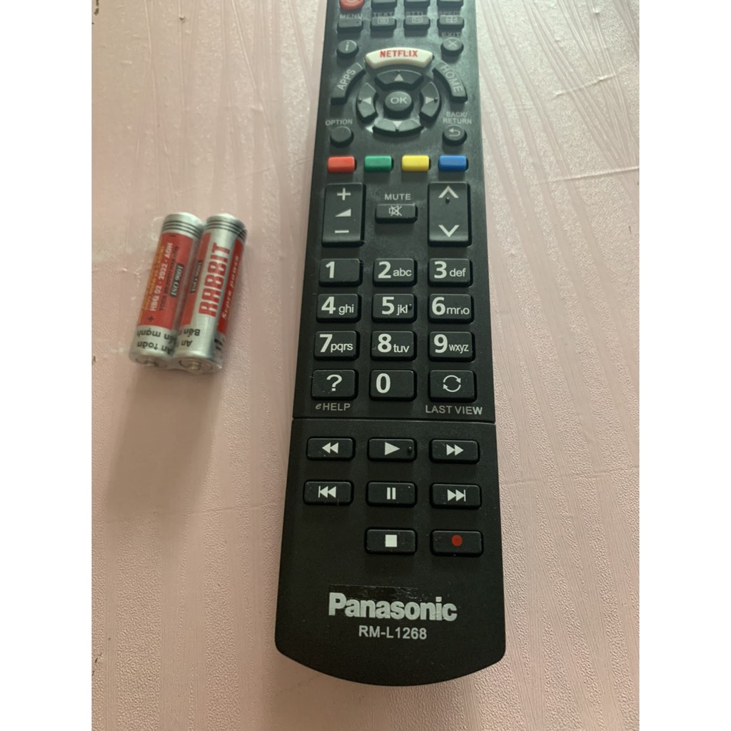 REMOTE ĐIỀU KHIỂN TIVI PANASONIC SMART HUAYU RM-L1268 GIÁ THƠM