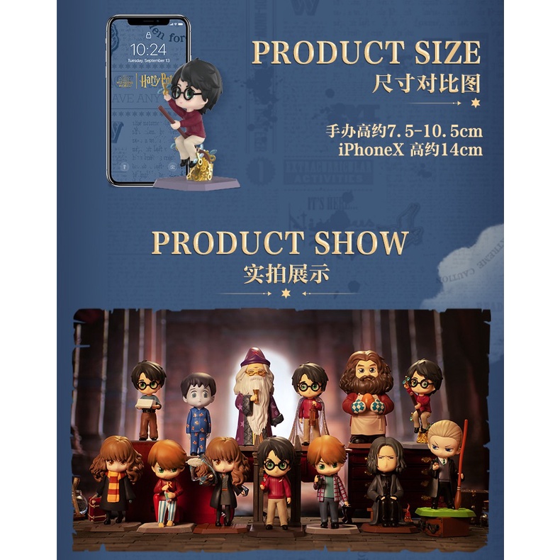 Mô Hình Búp Bê Pop Mart Phim Harry Potter Và the Sorcer 'S Stone Series Dễ Thương