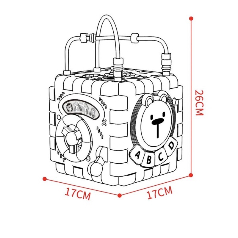 Khối lập Phương  giáo dục sớm cho bé- Shop JamesBond Kidsa