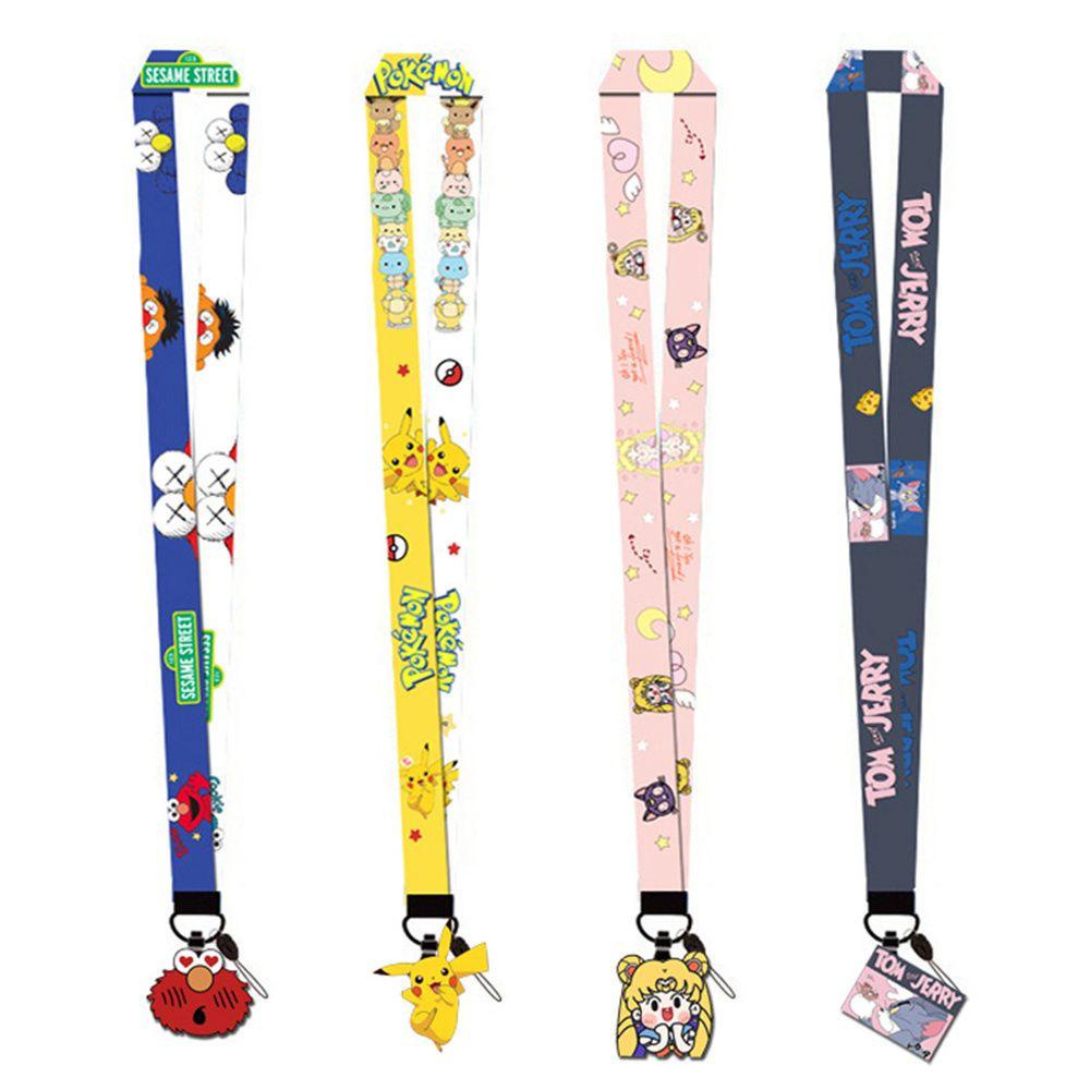 Dây Đeo Điện Thoại / Móc Khóa Họa Tiết Hoạt Hình Pikachu Dễ Thương