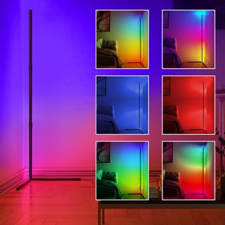 Đèn Led đứng góc tường RGB, khiển qua App, cảm ứng nhạc, trang trí phòng khách, phòng ngủ, phòng game