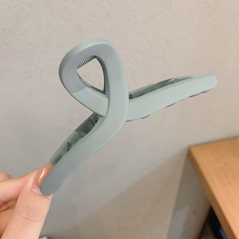 Kẹp Tóc Đuôi Ngựa Bằng Nhựa Cỡ Lớn Phong Cách Hàn Quốc Đơn Giản Dành Cho Nữ