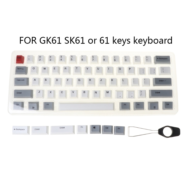 Bàn Phím Cơ 61 Phím Nhiều Màu Sắc Cho GK61 SK61