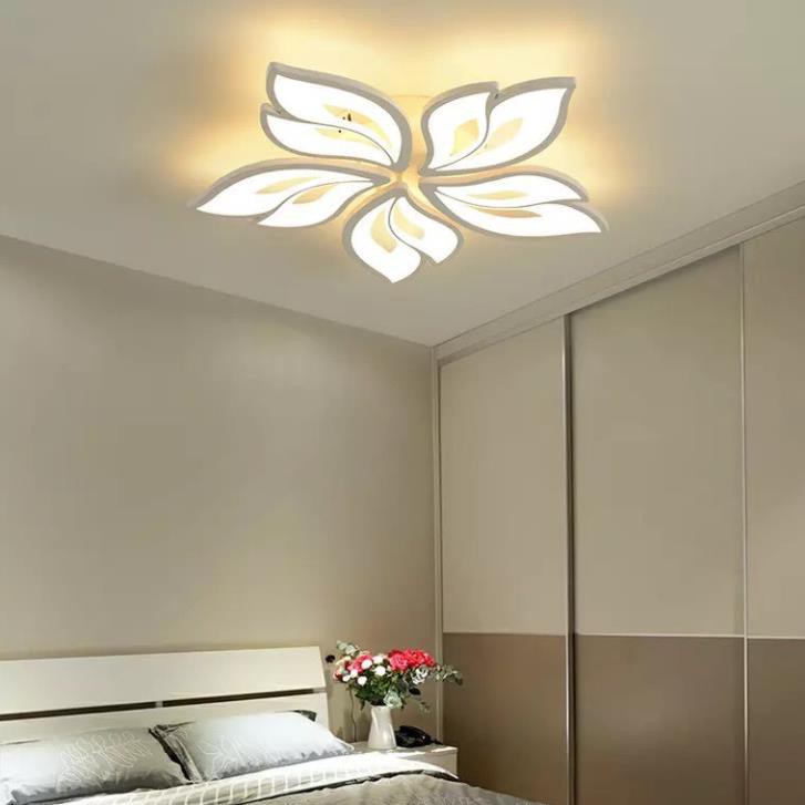 Đèn Ốp Trần Trang Trí - Đèn Trần decor Phòng Khách - 3 Chế Độ Ánh Sáng Có Điều Khiển Tăng Chỉnh - bảo hành 1 năm, 2046