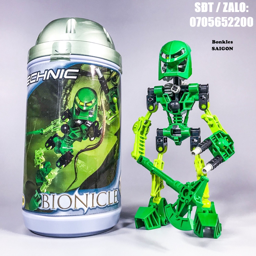 Đồ Chơi Mô Hình Vintage lắp ráp LEGO Bionicle: Toa Mata Lewa 8535 Chính Hãng Đan Mạch (2001)