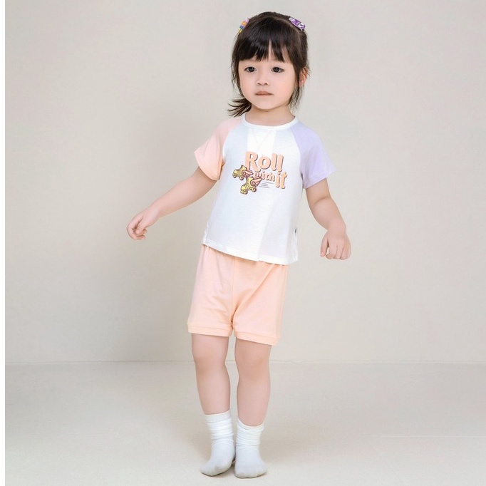 Bộ cộc Chaang bé gái từ 3 tháng đến 5 tuổi SS2022D04