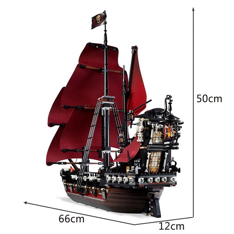 Đồ chơi lắp ráp Thuyền hải tặc Trung cổ 19021, Thuyền Sự Trả Thù của Nữ Hoàng Annie 16009, Lion King 83009