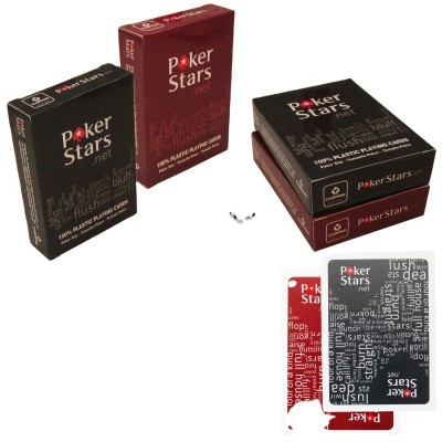 Bộ bài tây nhựa Poker star bền đẹp chống nước 100% Plastic BN 12