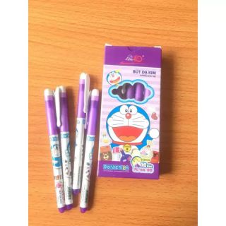 BÚT DẠ KIM DOREMON MÀU TÍM