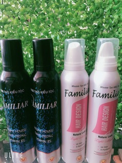 MOUSSE TẠO KIỂU TÓC FAMILIAR (250ML )