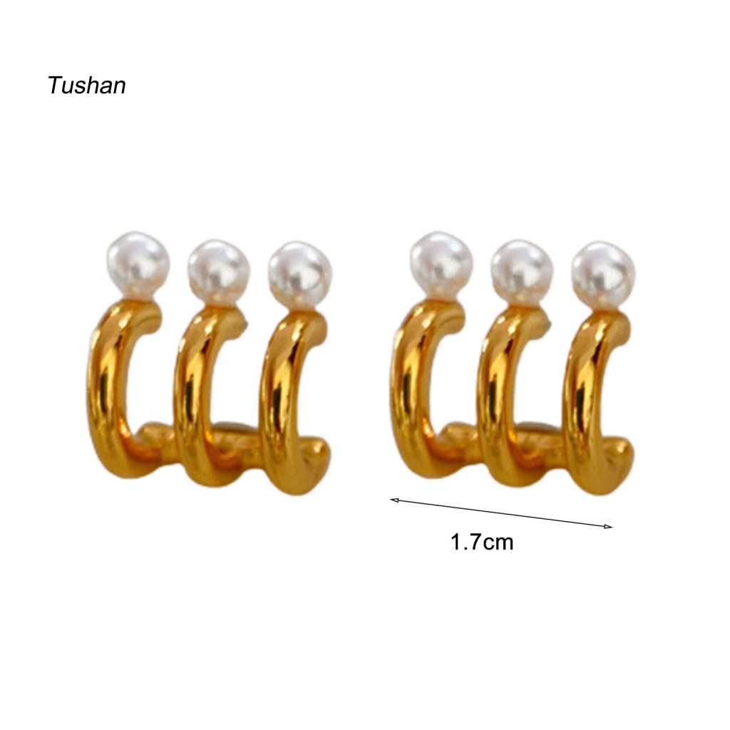 Bông Tai Nữ Màu Sắc Tương Phản Độc Đáo