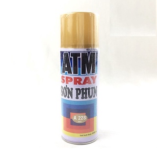 Sơn phun nhũ vàng nhạt a 228 atm spray cao cấp