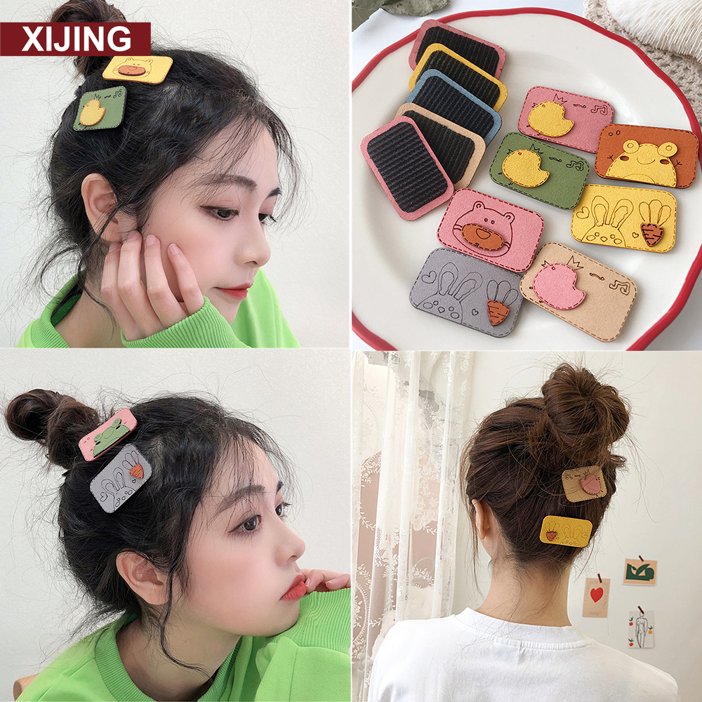 【COD】Miếng Dán Tóc Họa Tiết Hoạt Hình Xinh Xắn Cho Bé Gái