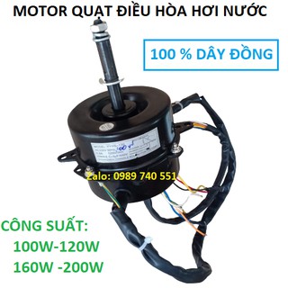 Motor quạt điều hòa hơi nước 120w - quay thuận chiều kim đồng hồ