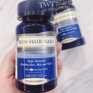 Viên uống đẹp da tóc và móng 60v của Holland Barrett