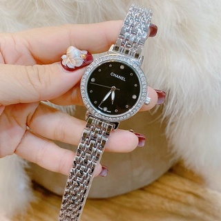Đồng Hồ Nữ Chanel Đeo Tay Thời Trang Dây Kim Loại Thép Không Gỉ Chống Nước Cao Cấp