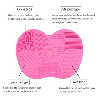 1 Miếng Silicone Vệ Sinh Cọ Trang Điểm