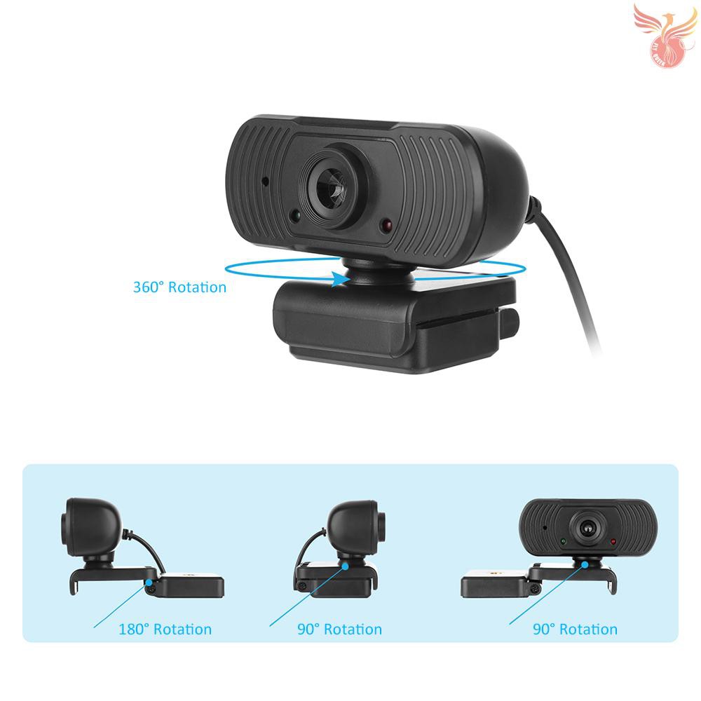 Webcam 1080p Kèm Kẹp Và Dây Cáp Usb 2.0 Cho Máy Tính | BigBuy360 - bigbuy360.vn