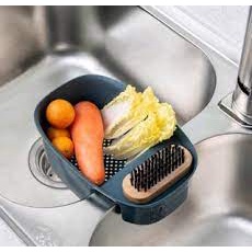 Khay lọc rác cài bồn rửa bát, để đồ đa năng nhựa Việt Nhật tiện lợi