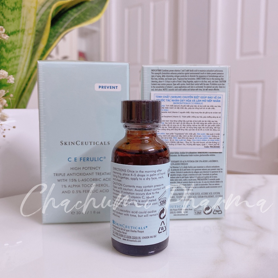 Serum C E ferulic skinceuticals serum trắng da, chống lão hoá