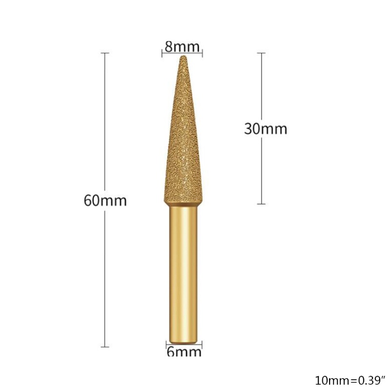 Đầu Mài 6mm Bằng Thép Không Gỉ