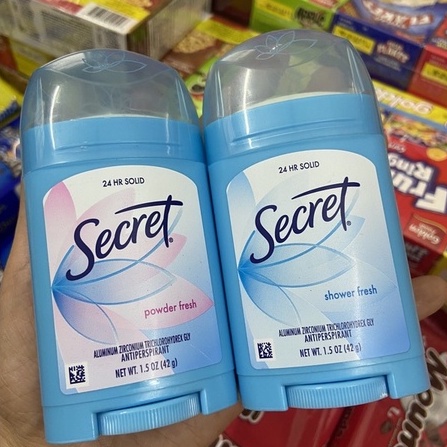 Sáp khử mùi Secret hương phấn 42g (USA)