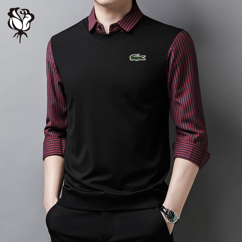 Áo Sơ Mi Nam Dài Tay Cổ Bẻ Thời Trang Mới