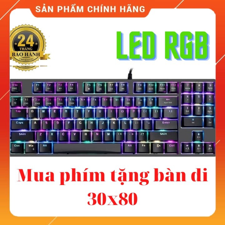 [Mã ELMSBC giảm 8% đơn 300K] Bàn phím có dây cơ G-Net K89 RGB 89key Usb