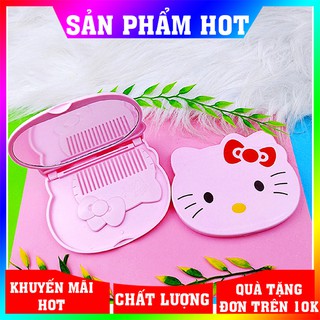 Gương Hello Kitty cầm tay kèm lược dễ thương giá rẻ
