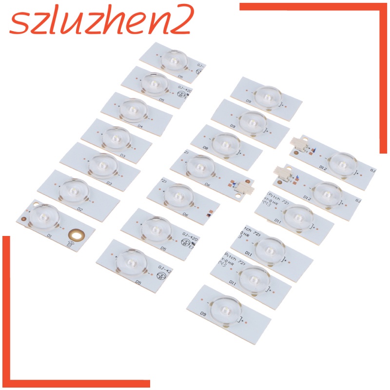 Bộ 20 Bóng Đèn Led 6v Smd Với Thấu Kính Quang Học Cho Tv Led 32-65 Inch | BigBuy360 - bigbuy360.vn