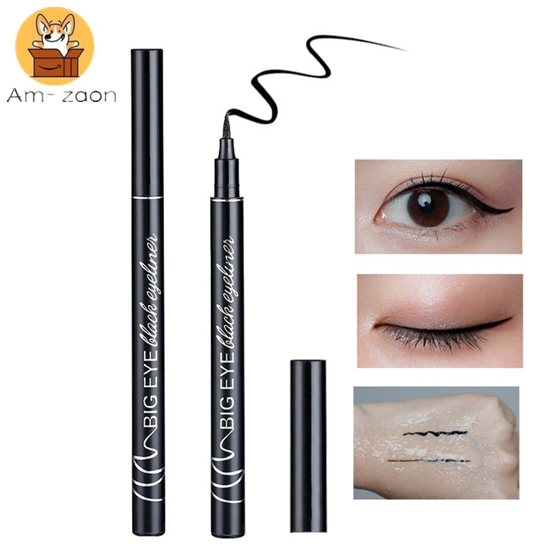 Bút Kẻ Mắt Dạng Lỏng Màu Đen Chống Thấm Nước Lâu Trôi