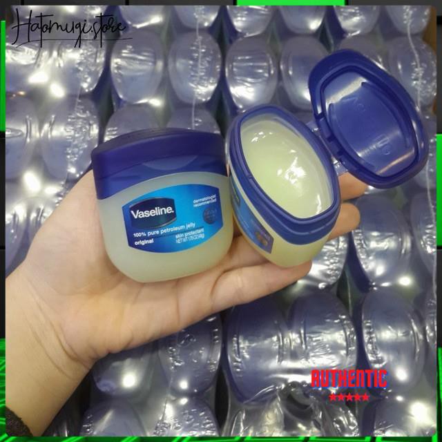 Vaseline dưỡng ẩm [Da mịn màng 100%_Hàng Auth] Sáp dưỡng da đa năng Vaseline 49g Original của Mỹ