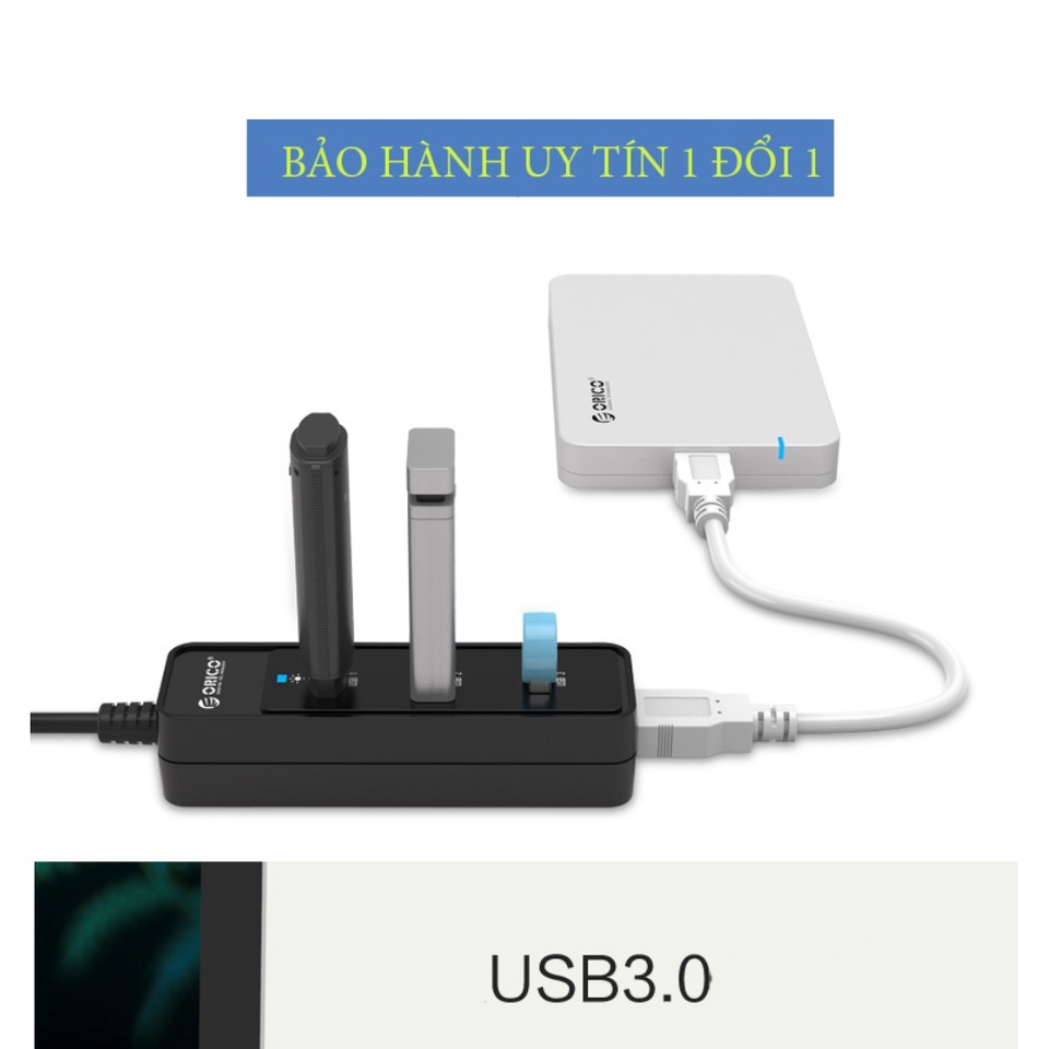 Hub macbook Đầu chia 3 ổ USB ORICO 3.0 cao cấp bảo hành uy tín