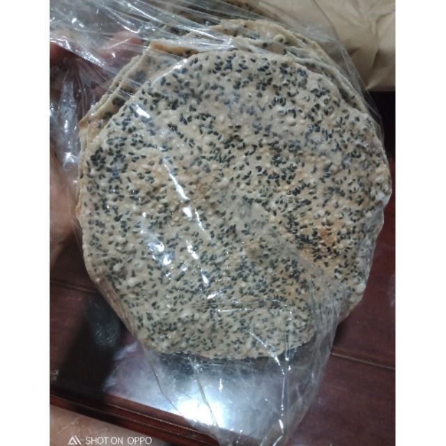 Bánh đa vừng đen Đô Lương (nướng sẵn) 35k/10 chiếc