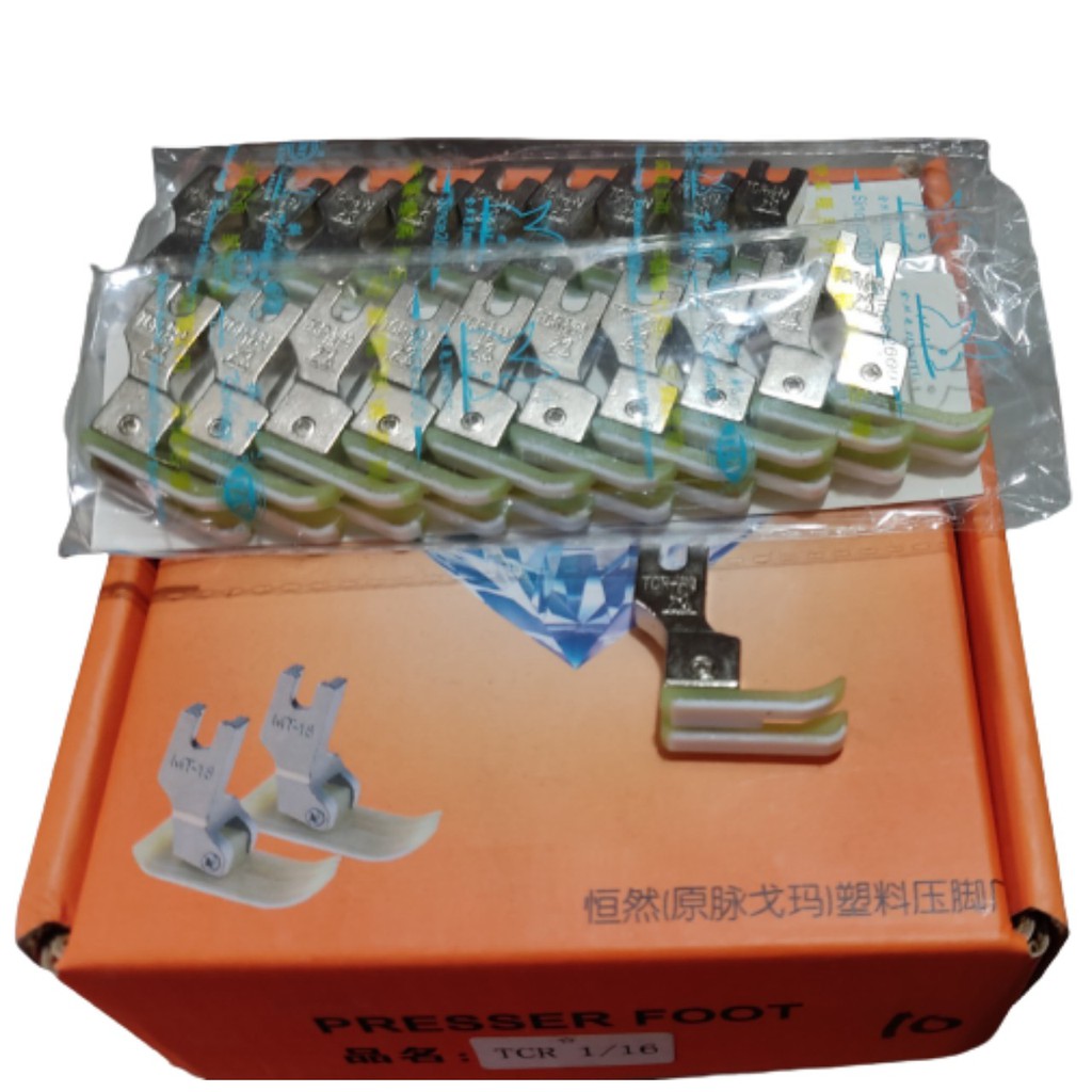 Chân vịt mí nhựa 2 da TCR 1/16