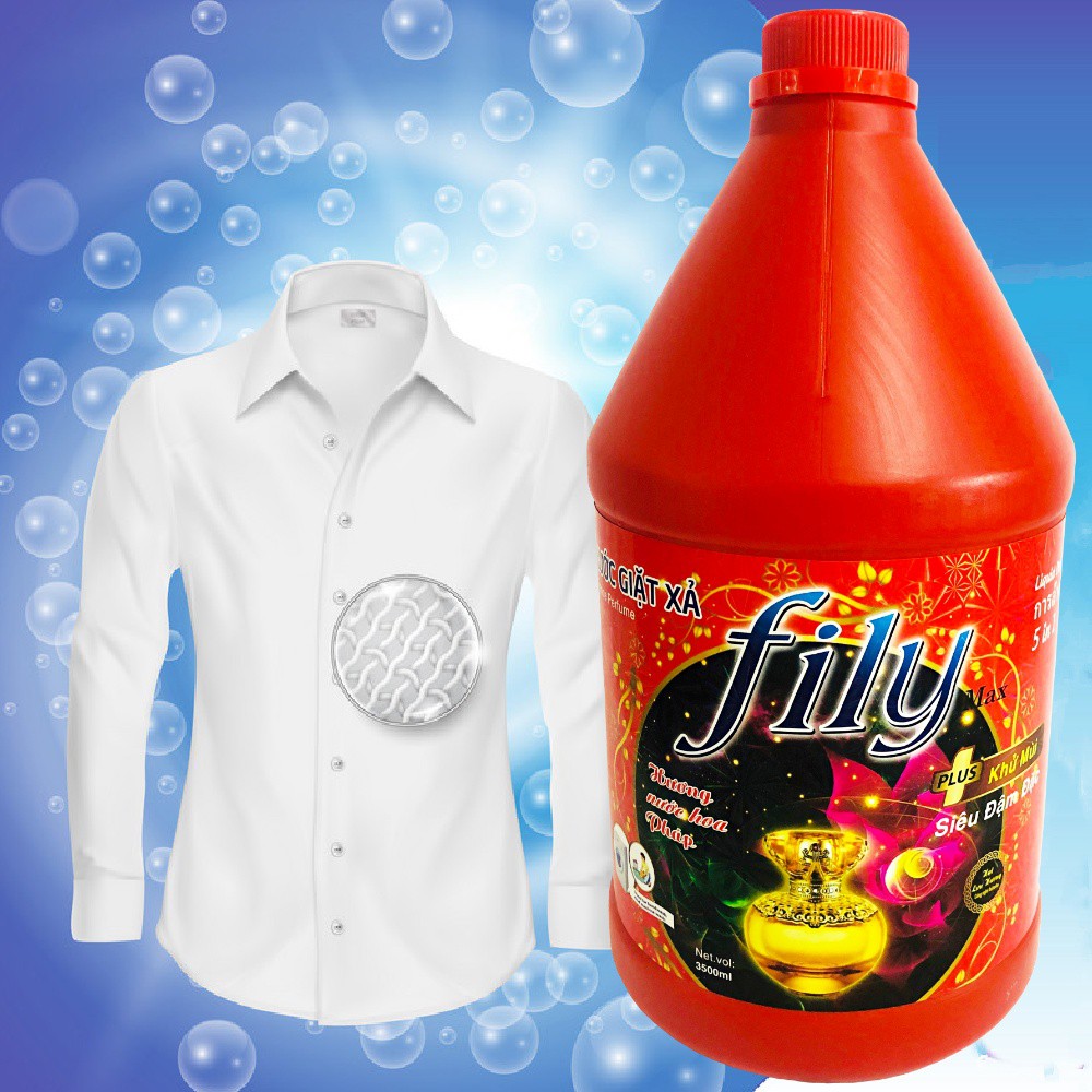 Nước giặt xả công nghệ Thái Lan Hương nước hoa quý tộc FILY đỏ 3500ml
