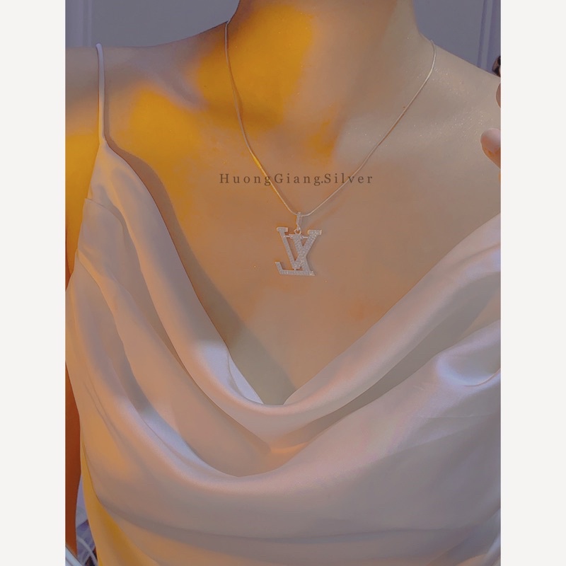 Dây chuyền LV bạc s925