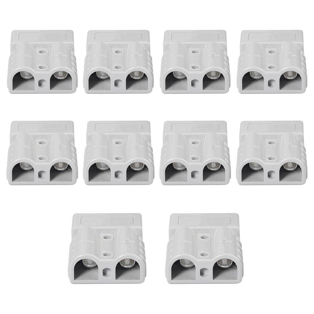 Bộ 10 Đầu Nối Dây Điện AC / DC Bằng Đồng Cứng Nhanh Cho Anderson 10 Cái