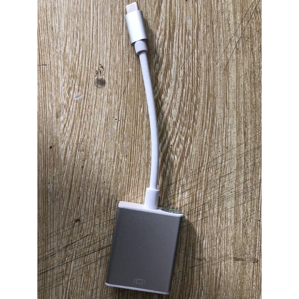 Cáp chuyển đổi usb Type C sang VGA chống nhiễu