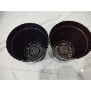 Chậu Nhựa - Vân Gỗ size 15