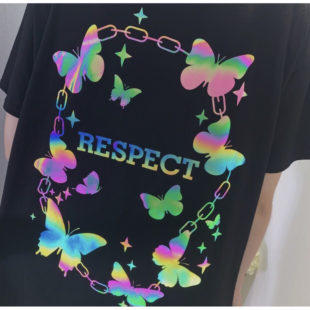 Áo thun phản quang nam nữ siêu hot Respect