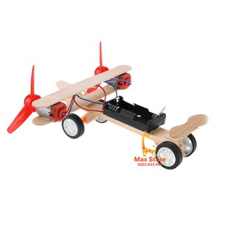 (Đồ Chơi STEM) Đồ Chơi Lắp Ráp Máy Bay 2 Động Cơ