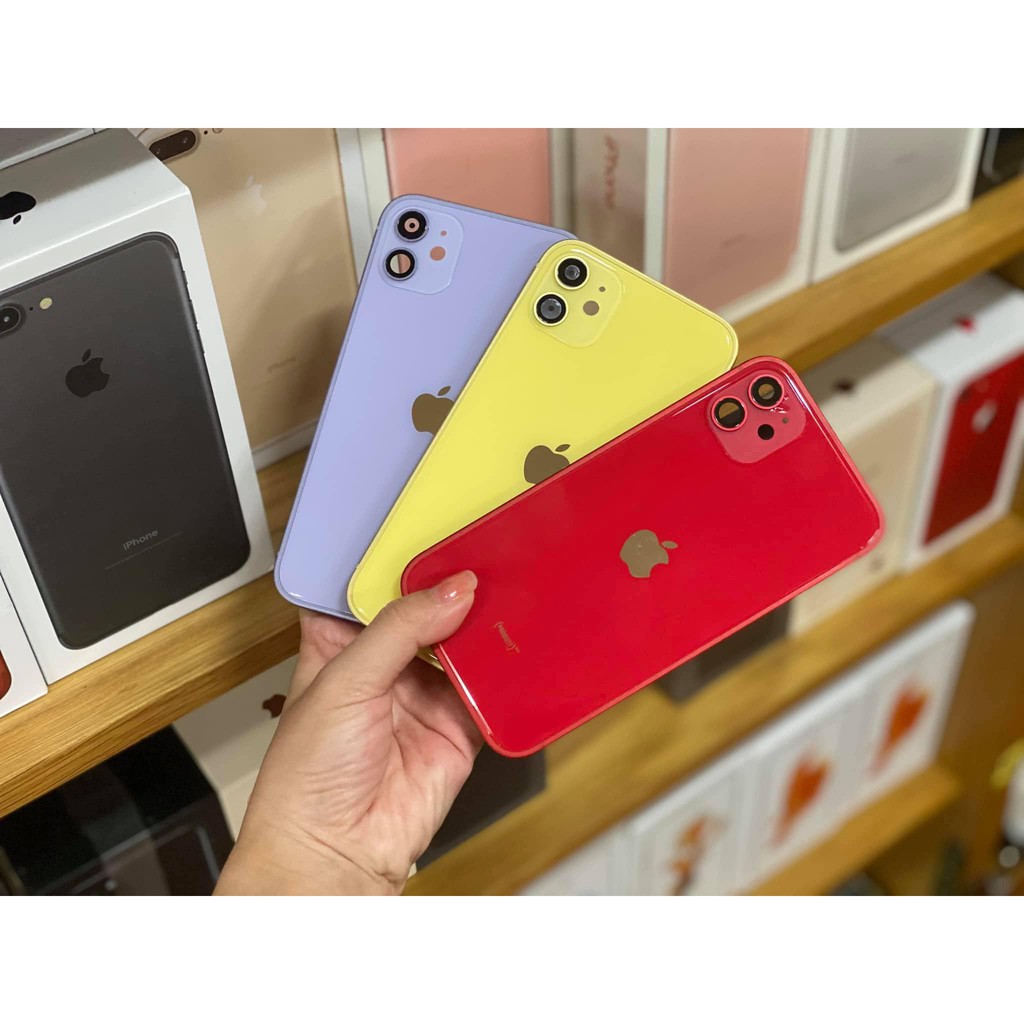 Vỏ độ iphone 11 lên iphone 12 viền vuông cực chất