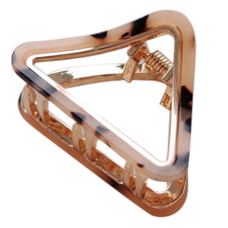 Kẹp Tóc Càng Cua Họa Tiết Hình Học Thời Trang