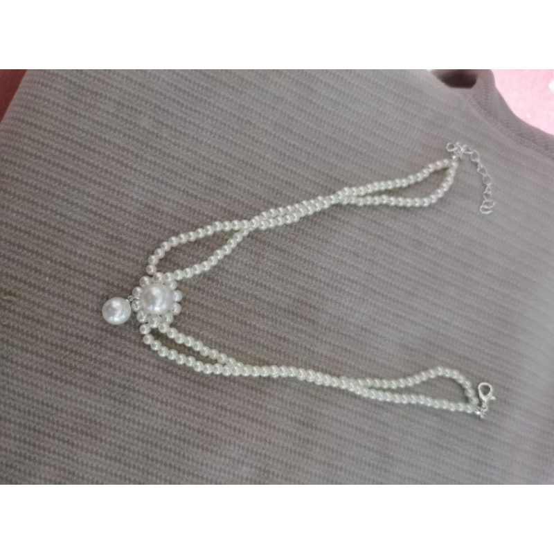 choker vintage  2 line ôm sát cổ mã F-1K