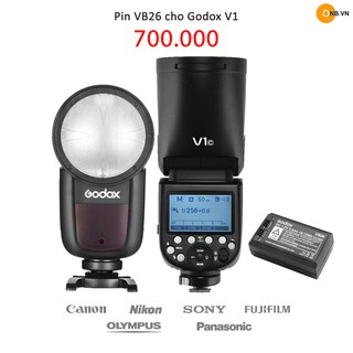 Pin sạc VB26 cho dòng Flash máy ảnh Godox V1